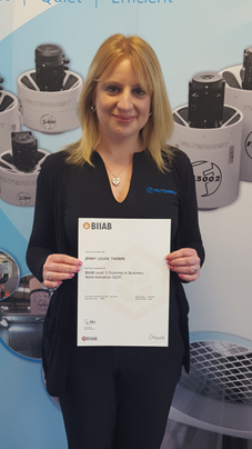 Export team member boosts CV with new qualification 