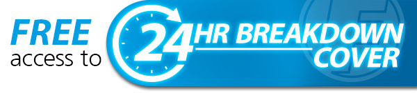 Free access to 24hr breakdown cover