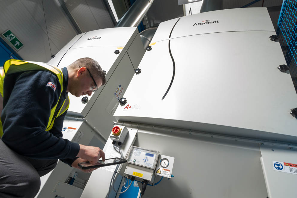 Digital boost as Filtermist improves LEV offer