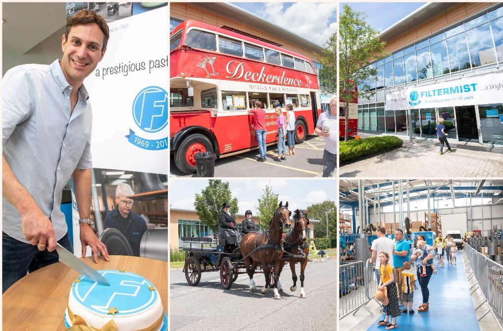 Filtermist employees celebrate 50 years in business!