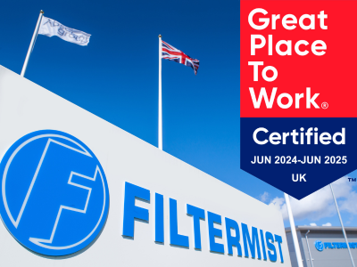Fabulous feedback for Filtermist from employee