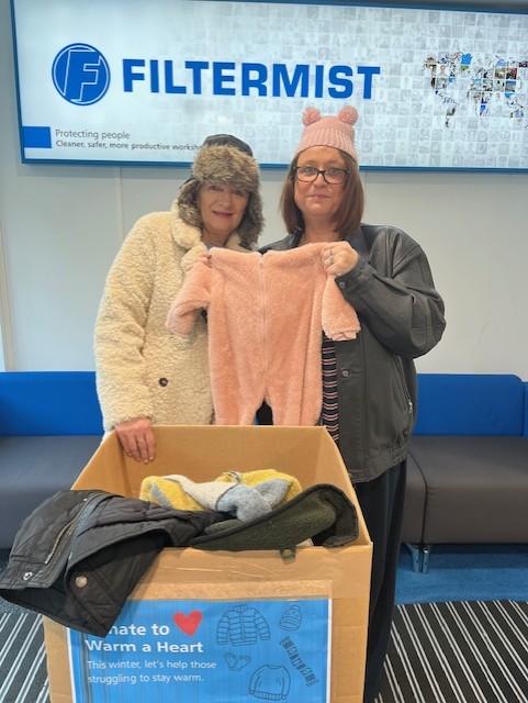 Filtermist employees making a difference this winter!