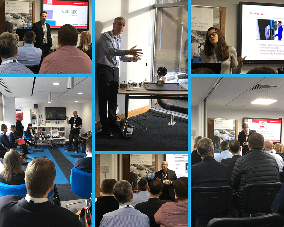 Filtermist plays host to successful welding fume and metalworking fluid seminar from SHEP and HSE