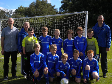 Bridgnorth Town Juniors U11s team kicks off new season kitted out by Filtermist