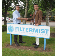 Filtermist welcomes new Chinese Business Development Manager to UK HQ