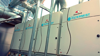 Employees at Jaguar Land Rover’s Engine Manufacturing Centre are breathing easy thanks to Filtermist