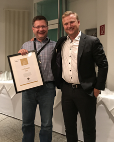 Filtermist UK wins Rocket of the Year Award 2017 from Absolent
