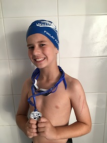 Young swimmer sponsored by Filtermist makes a splash at gala